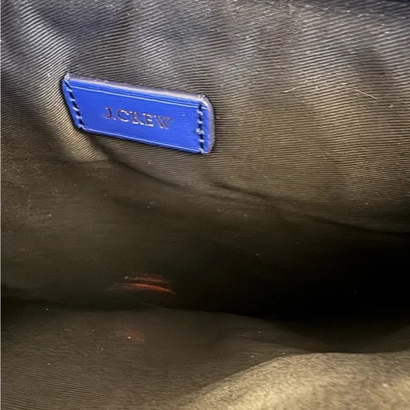 Glittering Multicolor Clutch Bag Blue J Crew HG5 - Picture 3 of 3